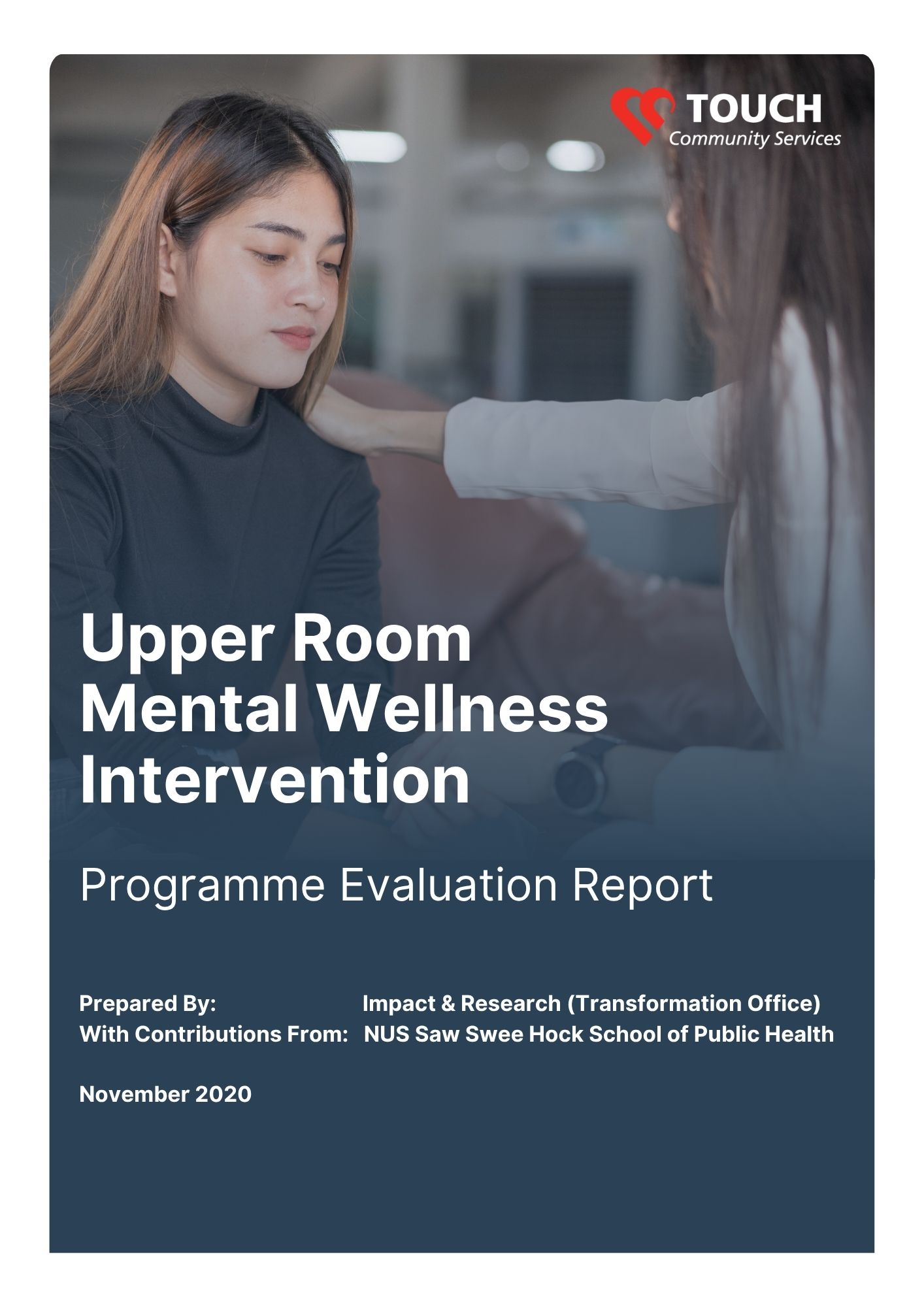 Upper Room Programme Evaluation Executive Summary June 2018 – December 2019
