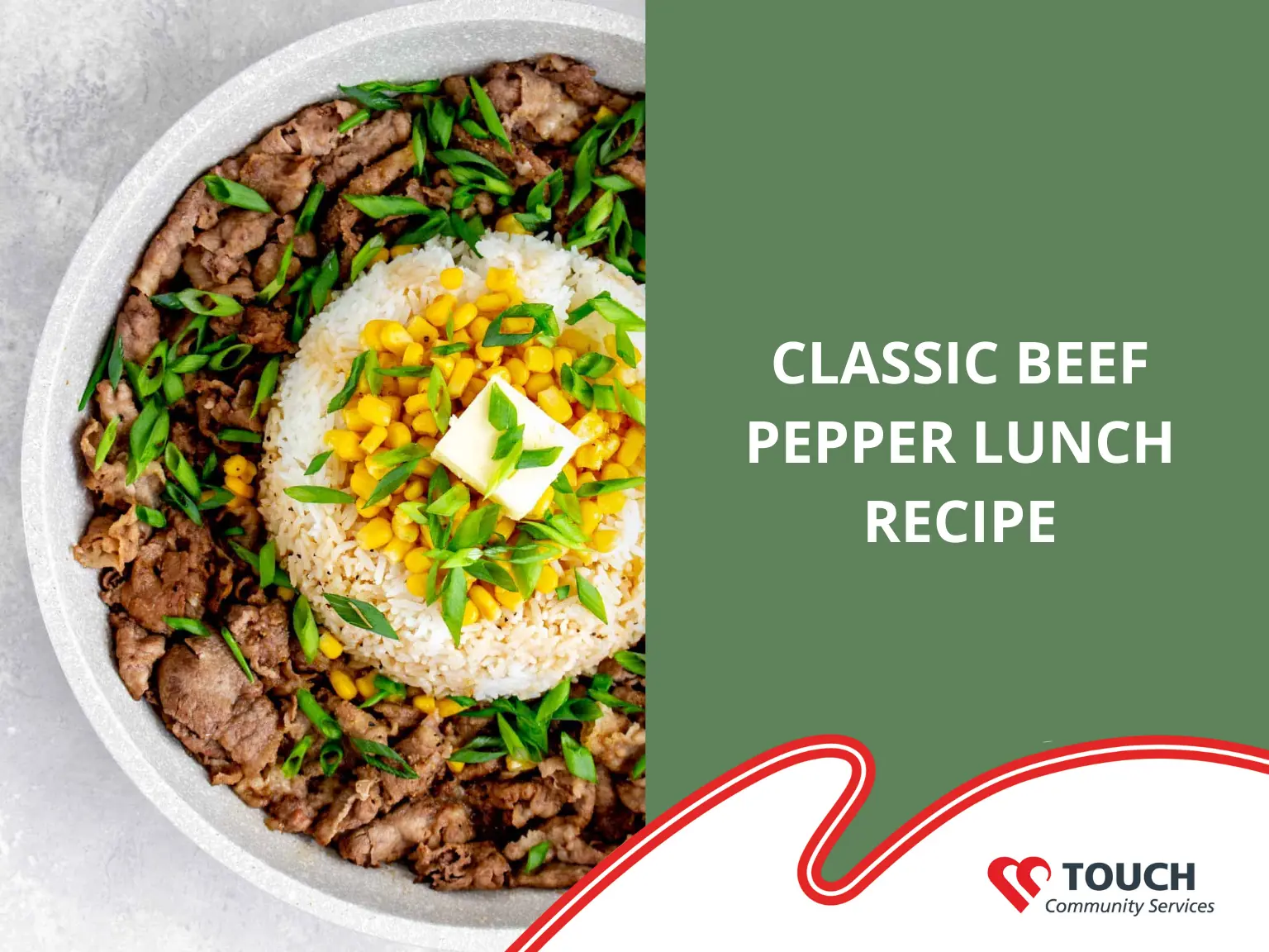 Classic Beef Pepper Rice Recipe masthead