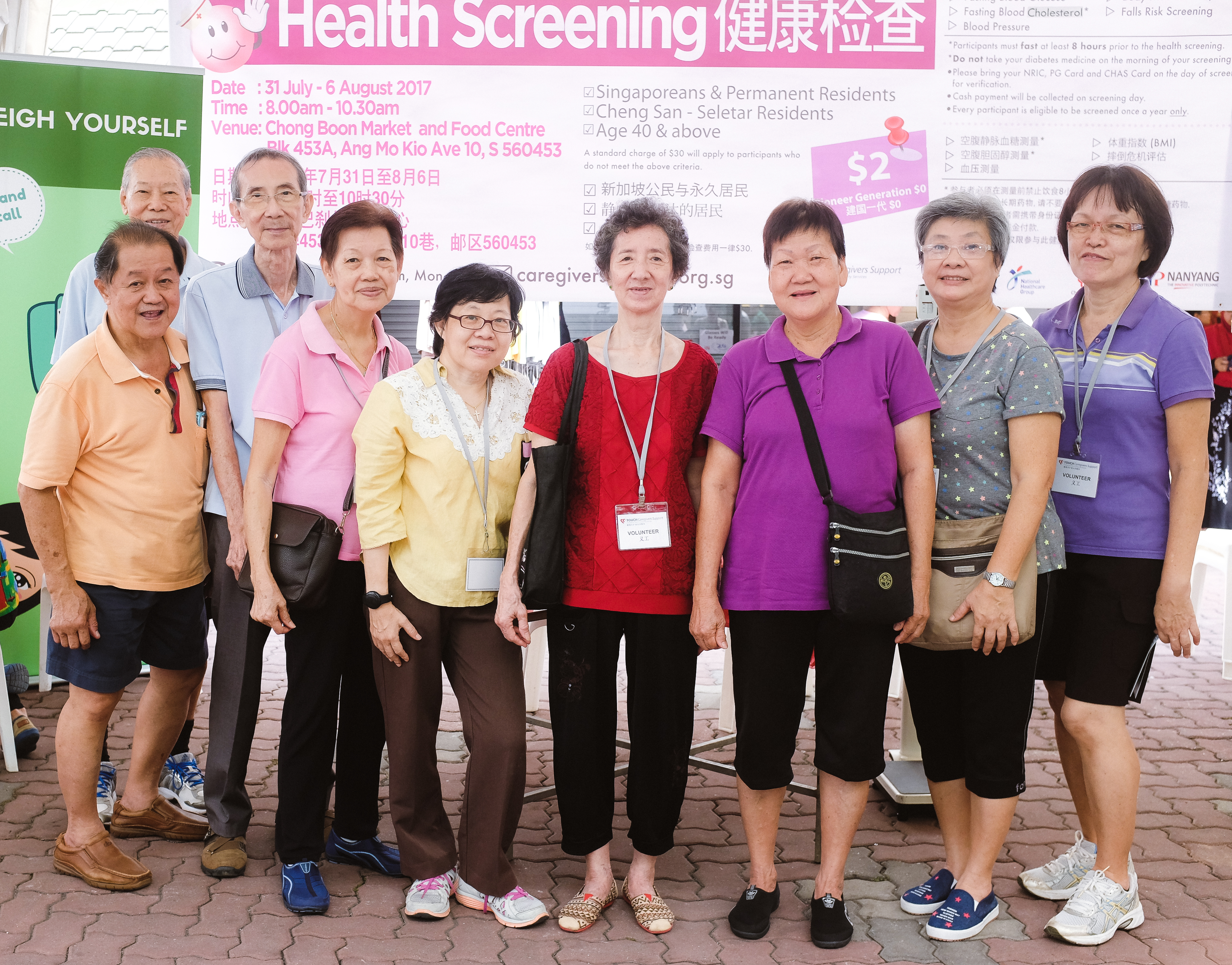 Resident volunteers raise health awareness in neighbourhood